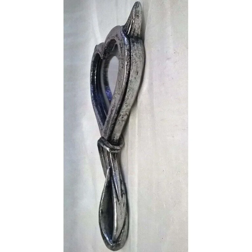 DISCONTINUED!!! Alchemy Gothic Devil Head Heart Handheld Mirror NWT
